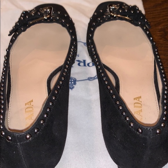 Prada Suede Heels Calzature Donna Scamosciato - Picture 5 of 11